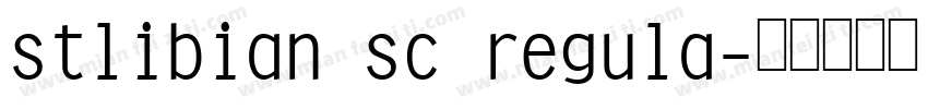 stlibian sc regula字体转换